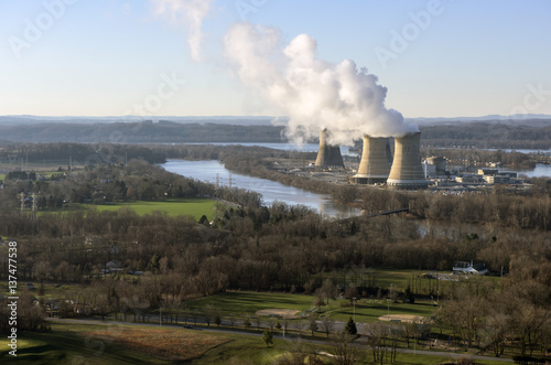 Three Mile Island Nuclear Generating Station; Three Mile Island, Pennsylvania, United States of America photo