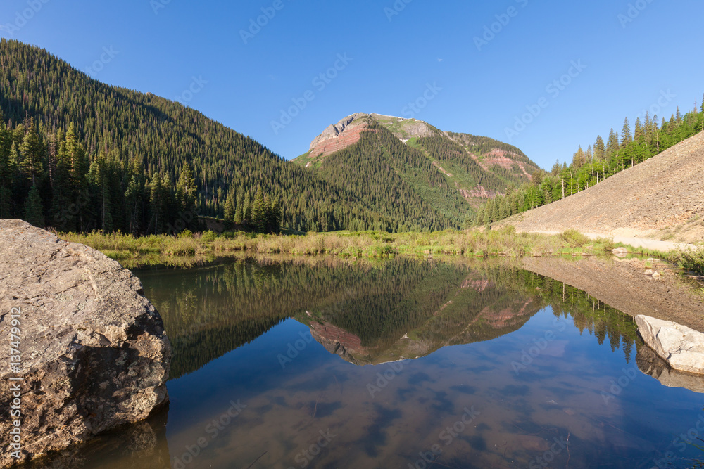 Scenic Mountain Reflection