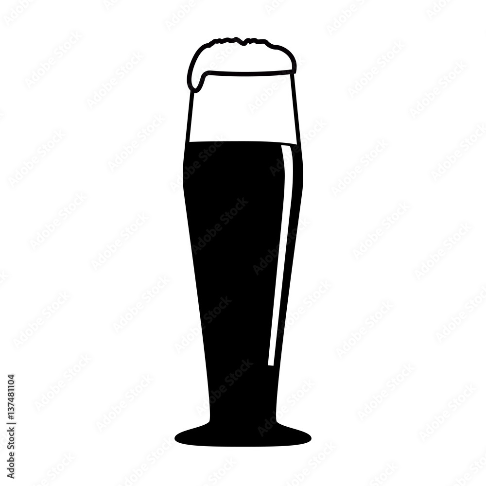 Isolated beer icon Isolated beer icon