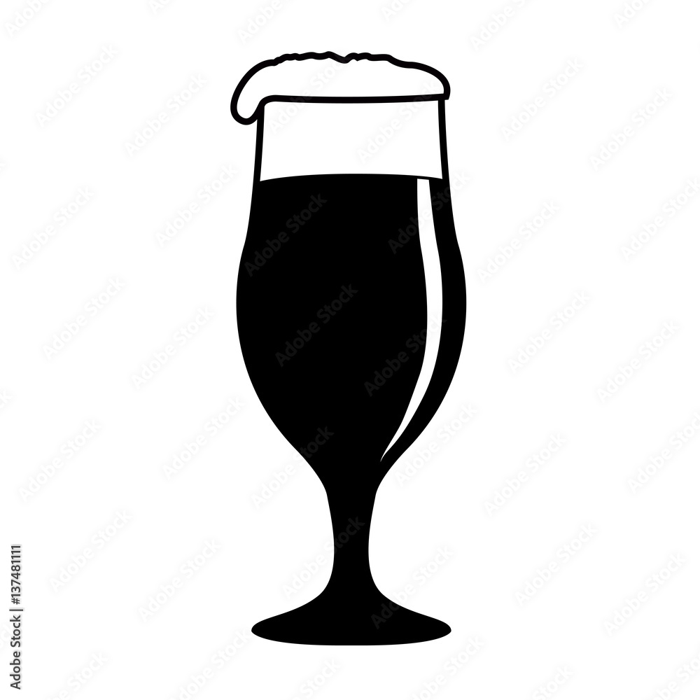 Isolated beer icon Isolated beer icon