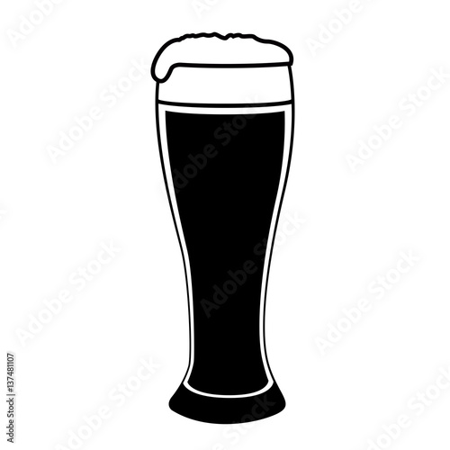 Isolated beer icon