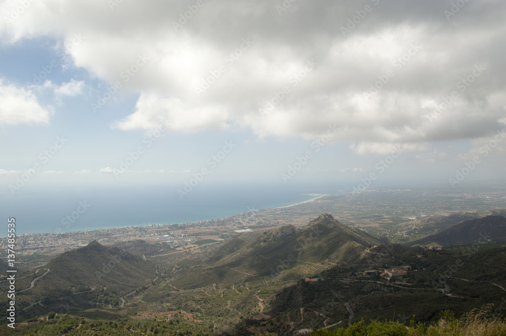 Natural park of the desert of the palms in Castellon