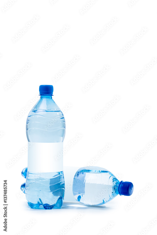 plastic bottle of water plastic bottle of water