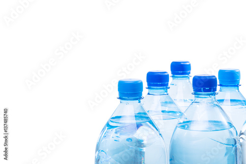 plastic bottle of water