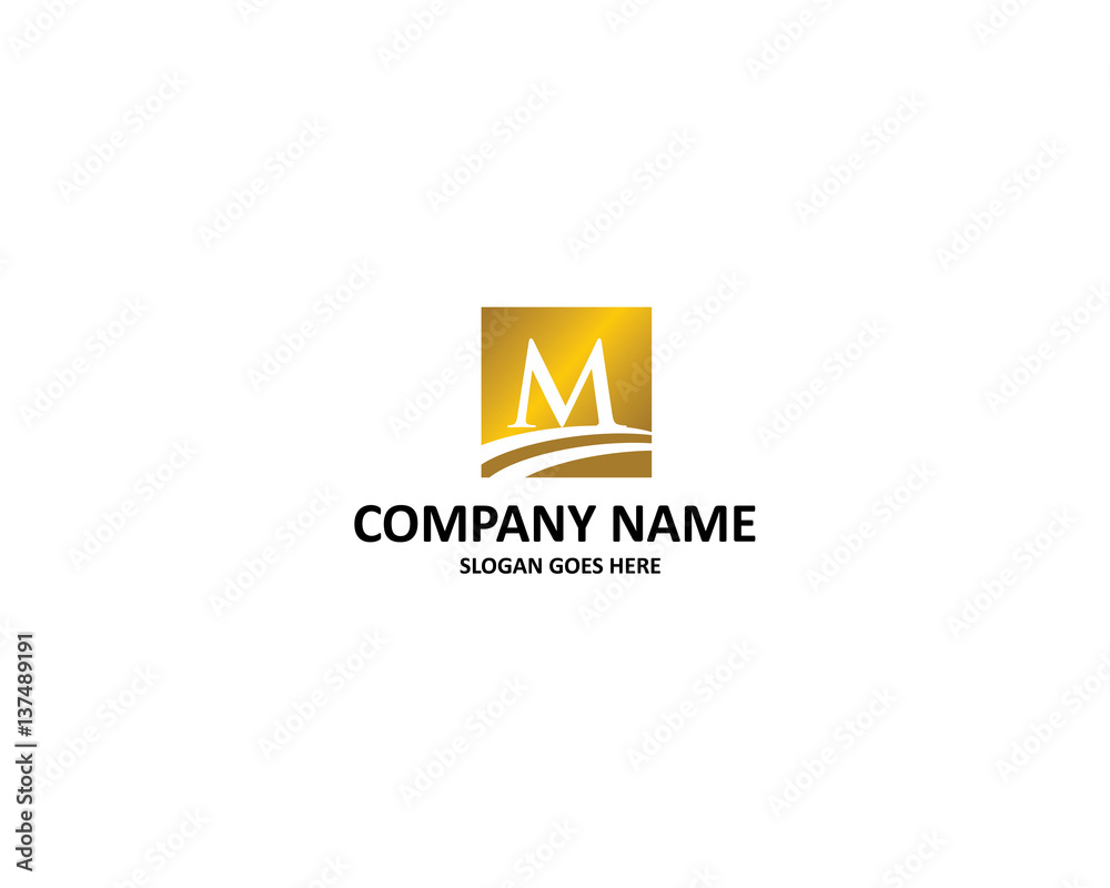 M Letter Swoosh Logo M Letter Swoosh Logo
