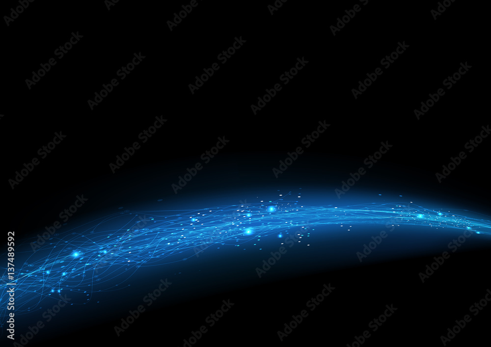 Obraz premium vector background abstract technology communication data Science