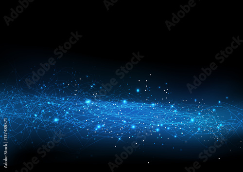 vector background abstract technology communication data Science