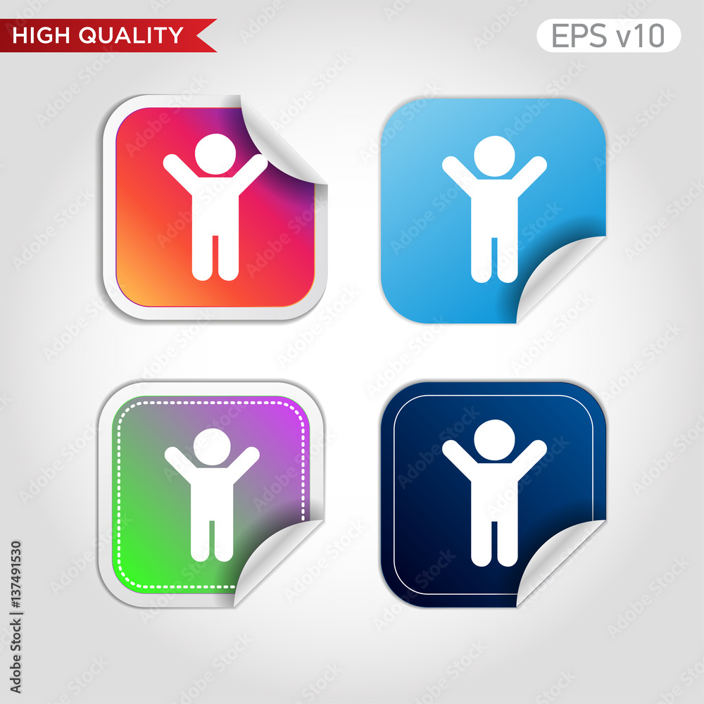 Men icon. Button with men icon. Modern UI vector. Men icon. Button with men icon. Modern UI vector.