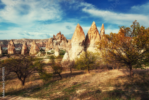 cave city in Cappadocia Turkey 