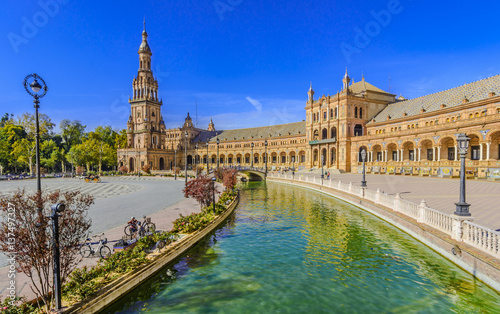 Plaza de espana Seville, Andalusia, Spain.