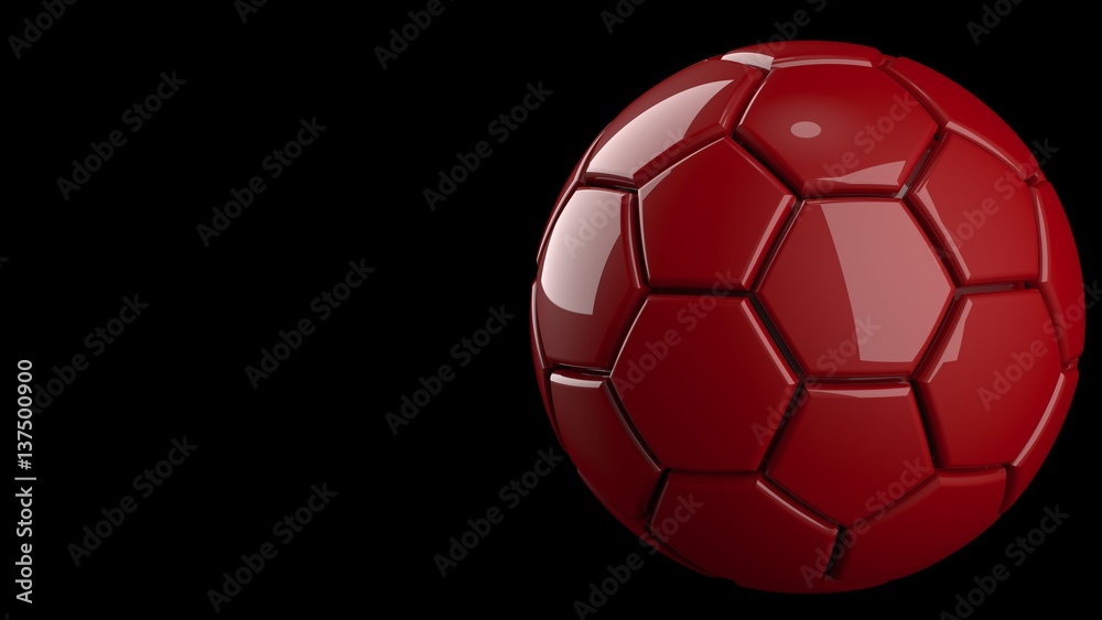 Soccer ball. 3D illustration. 3D CG. High resolution.