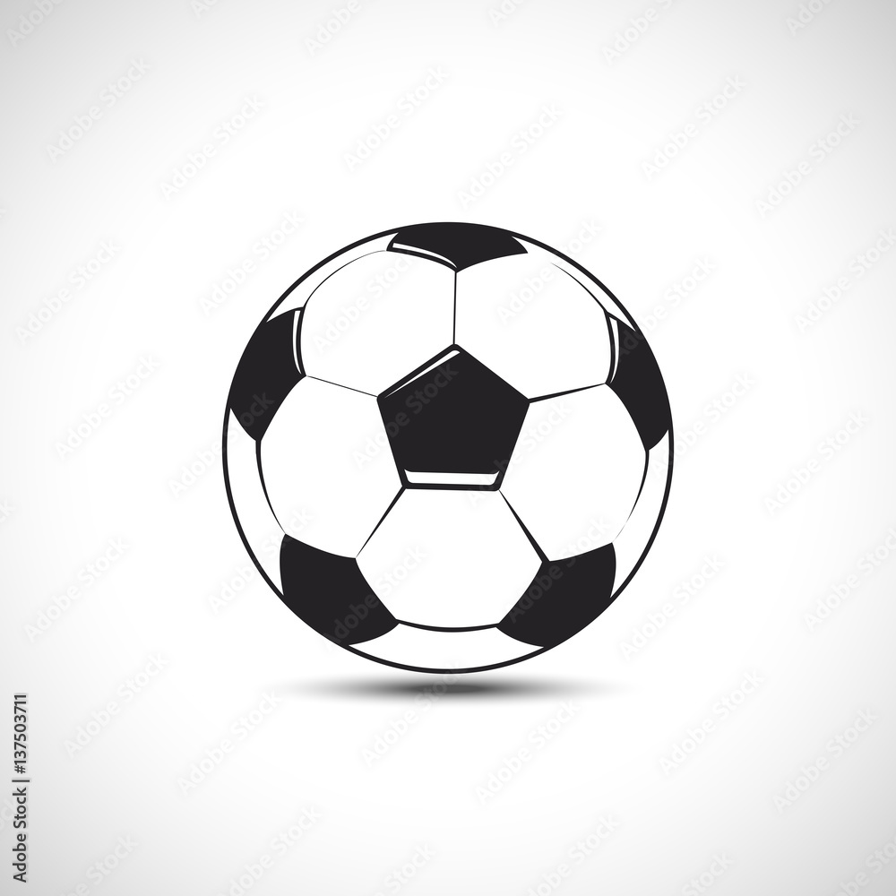 Football ball Vector icon. Soccer ball Icon. Football ball Vector icon. Soccer ball Icon.