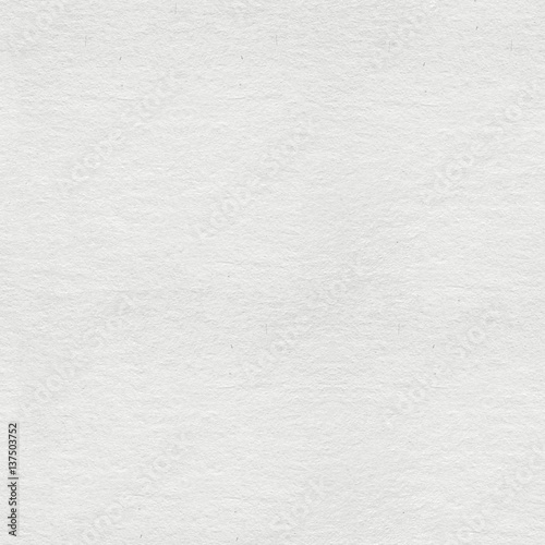 Blank white hand-made paper background. Seamless square texture, tile ready.