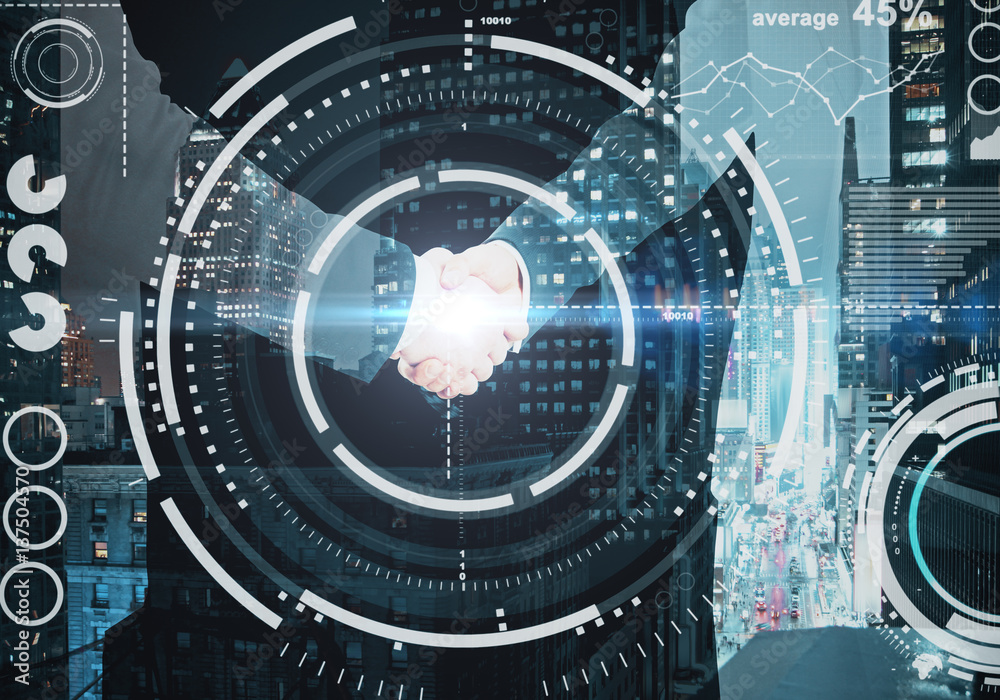 Naklejka premium Business technologies concept