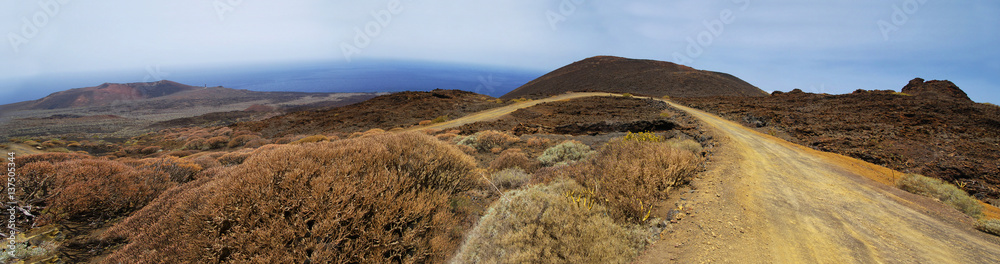 Volcanic landscape near Orchilla lighthouse, El Hierro island. Spain Volcanic landscape near Orchilla lighthouse, El Hierro island. Spain