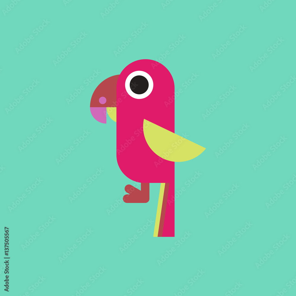 baby parrot Stock Vector | Adobe Stock