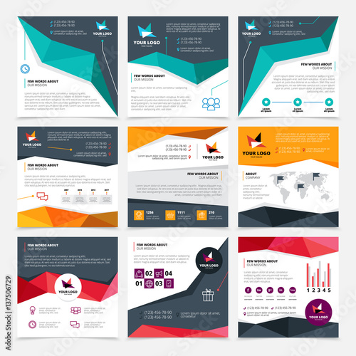 Company Flyer Templates Set