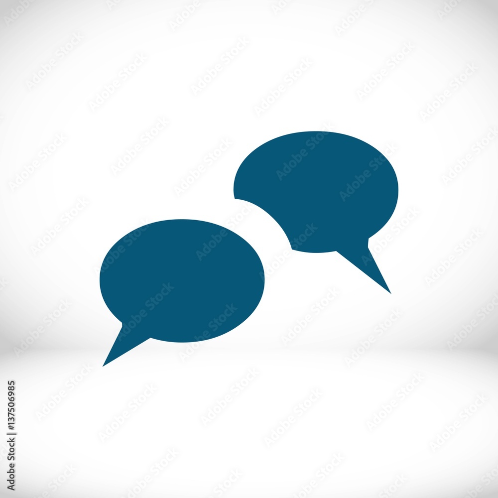 messages icon stock vector illustration flat design messages icon stock vector illustration flat design