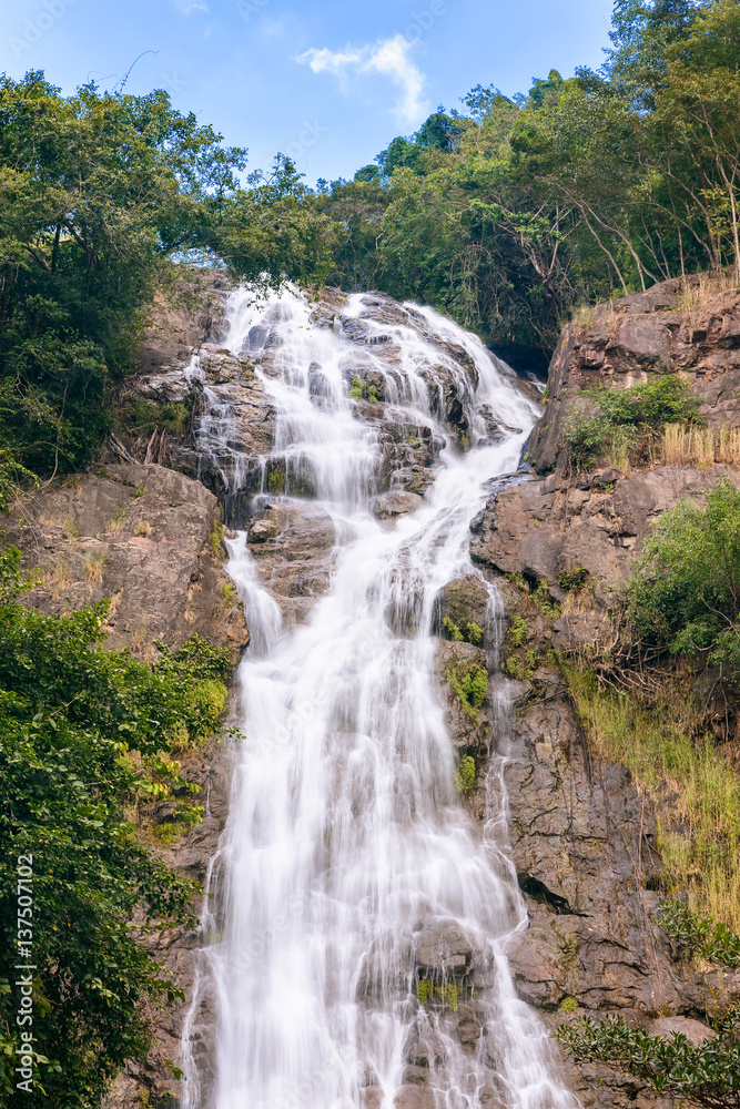 Fototapeta premium Sarika waterfall, Khao Yai national park world heritage, Thailand