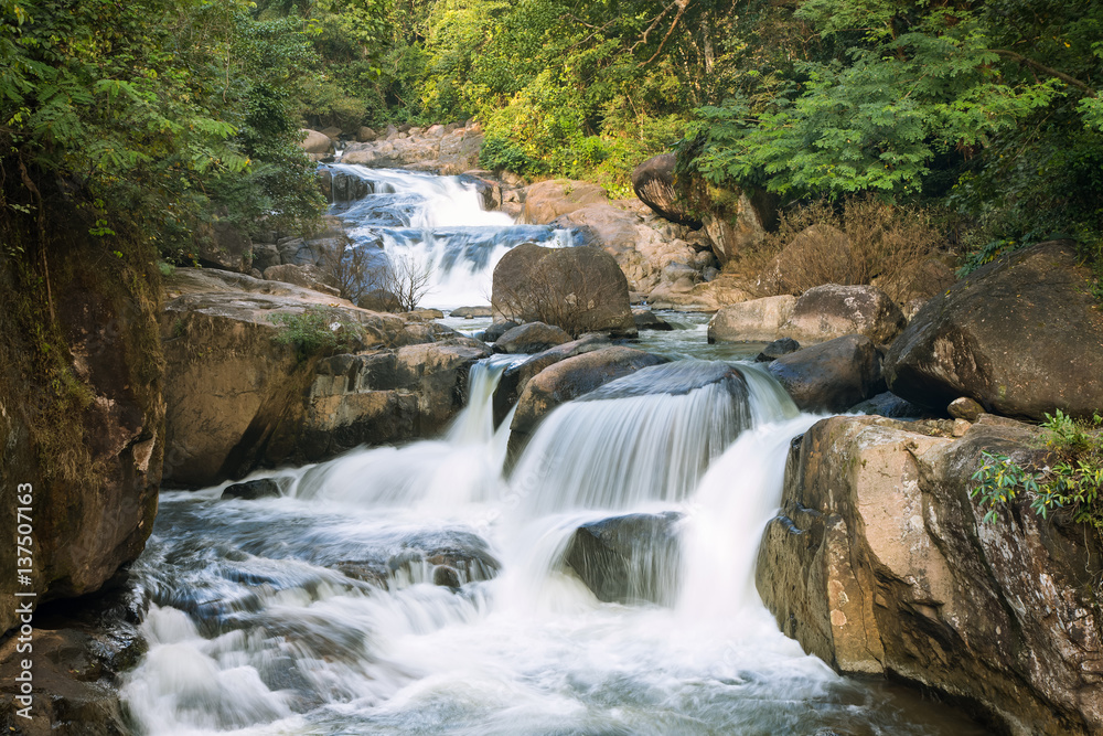Nang Rong waterfall, Khao Yai national park world heritage, Thailand Nang Rong waterfall, Khao Yai national park world heritage, Thailand