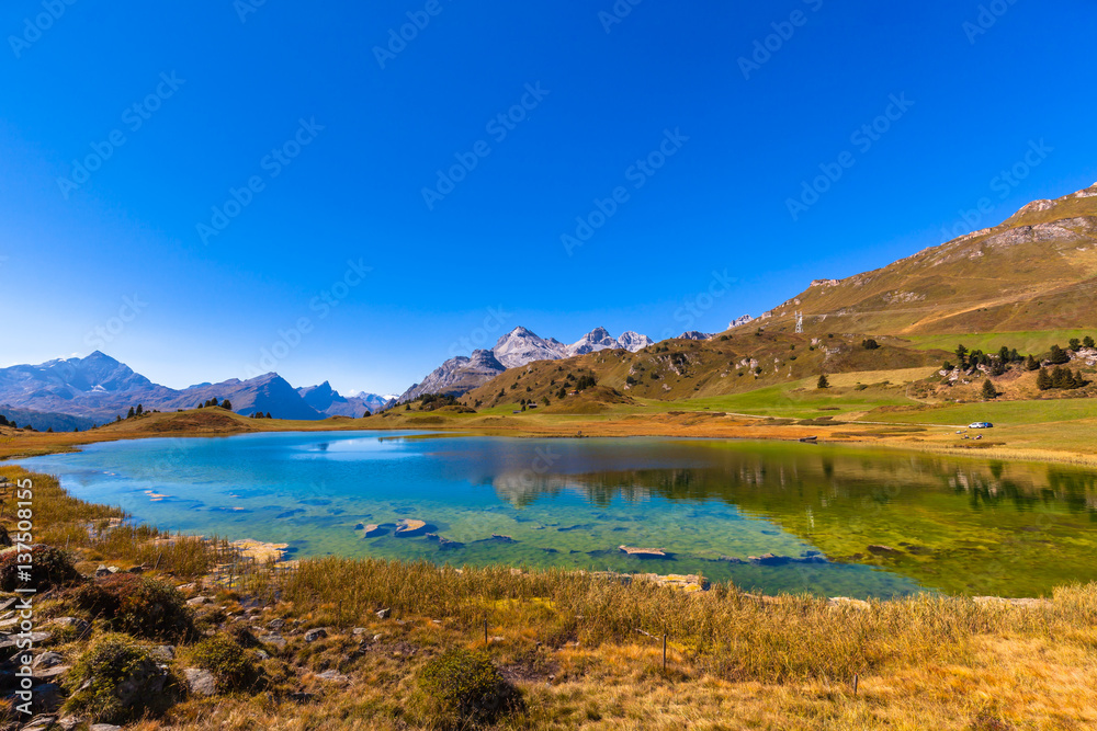 Stunning view of lake Lai da Vons