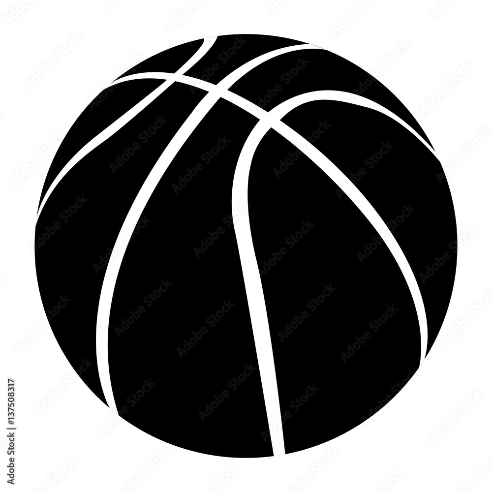 Isolated basketball ball on a white background, Vector illustration Isolated basketball ball on a white background, Vector illustration