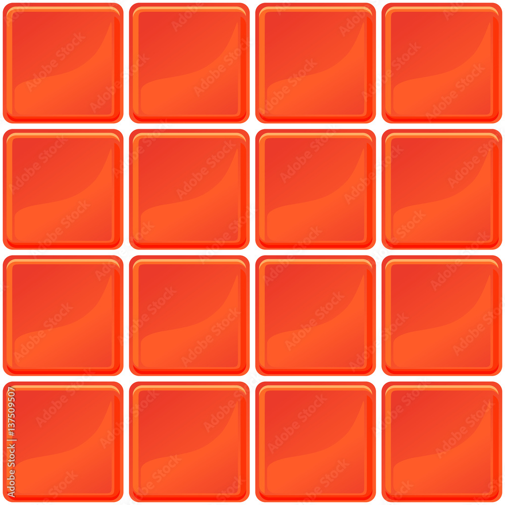 Orange tiles texture seamless illustration Orange tiles texture seamless illustration