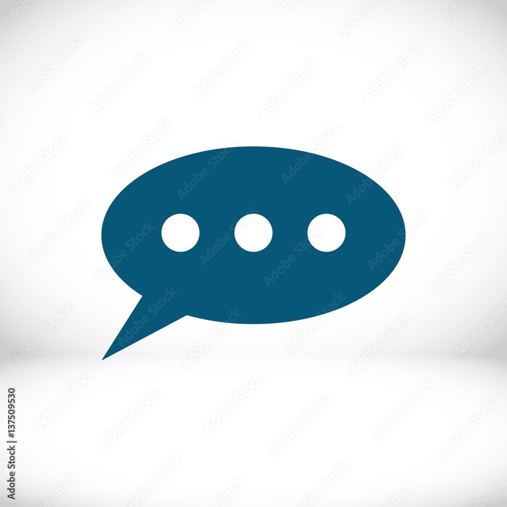 Speech Bubbles Icon. Chat pictogram icon stock vector illustration Speech Bubbles Icon. Chat pictogram icon stock vector illustration