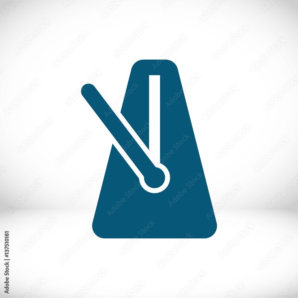 metronome icon stock vector illustration flat design metronome icon stock vector illustration flat design
