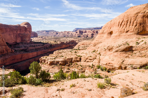 View from Corona Arch near Moab Utah, USA