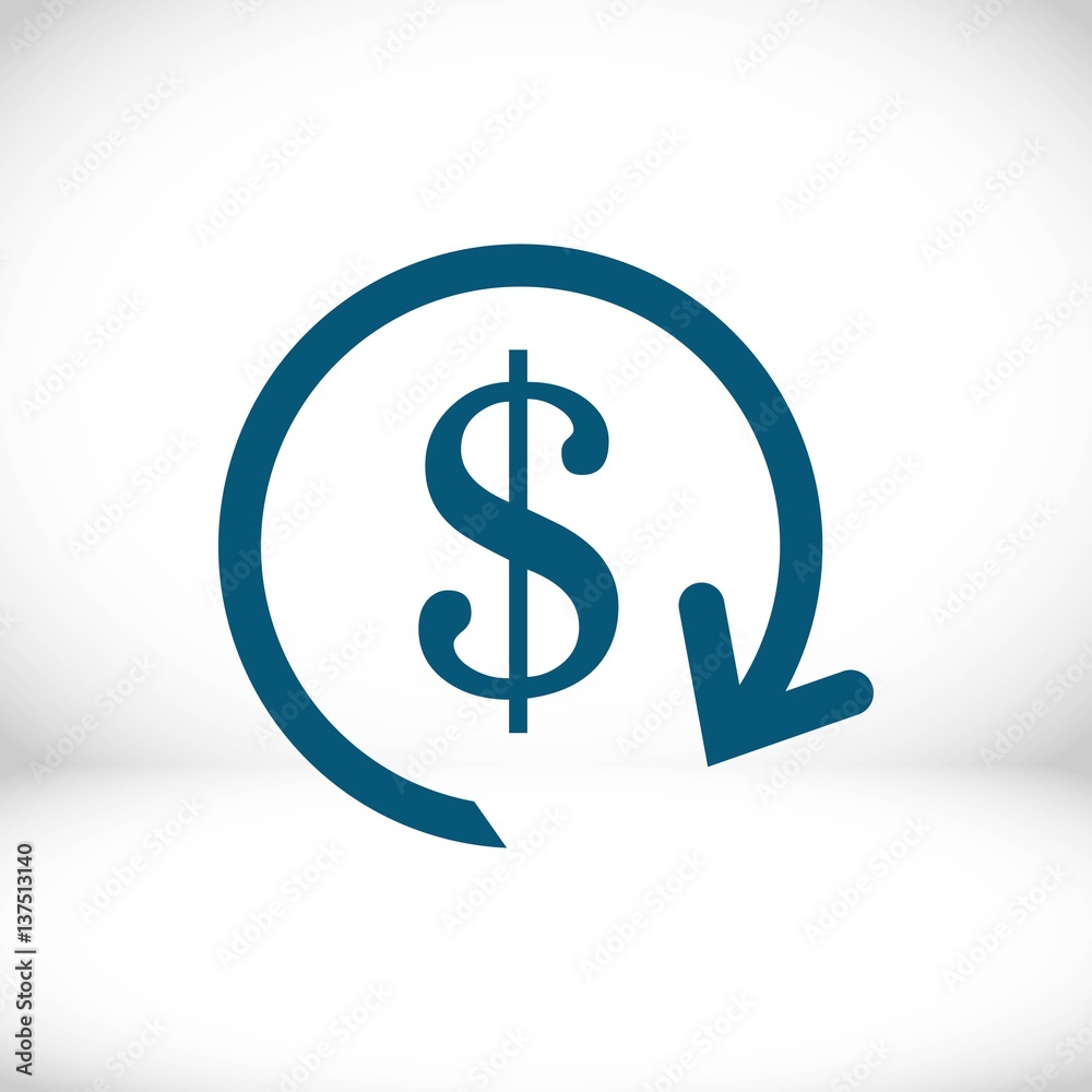 dollar money icon stock vector illustration flat design dollar money icon stock vector illustration flat design