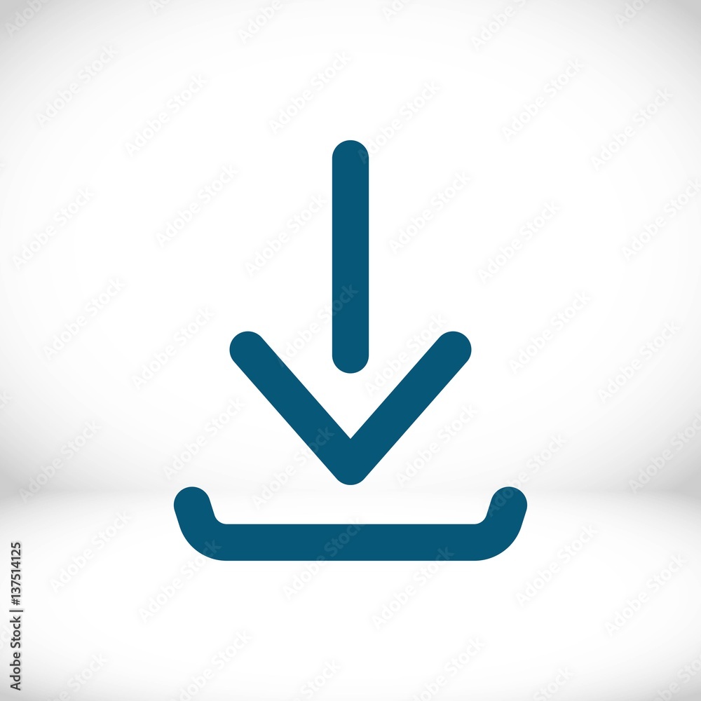 arrow icon stock vector illustration flat design arrow icon stock vector illustration flat design