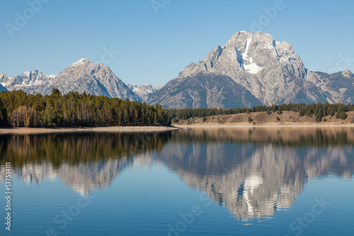 Teton Reflection in Jackson Lake