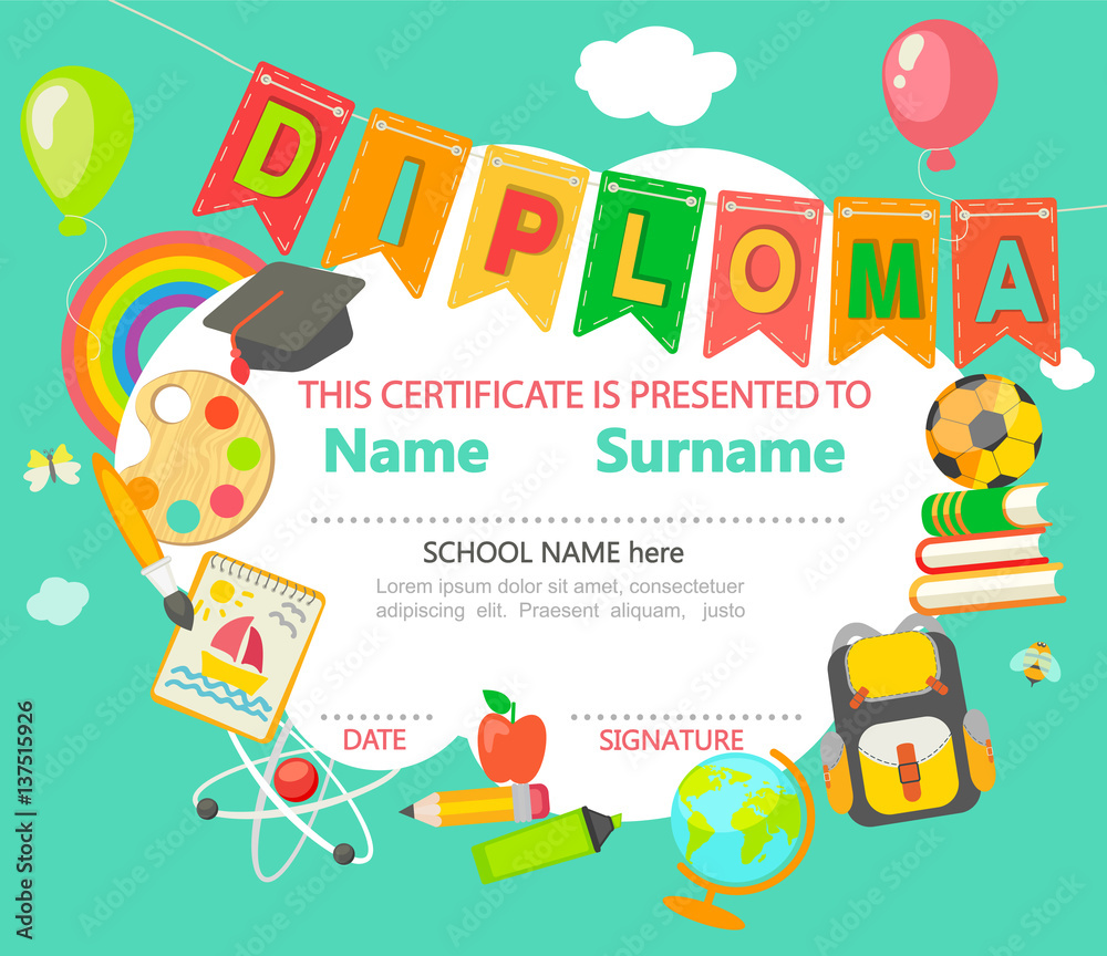 Diploma certificate background. Diploma certificate background.