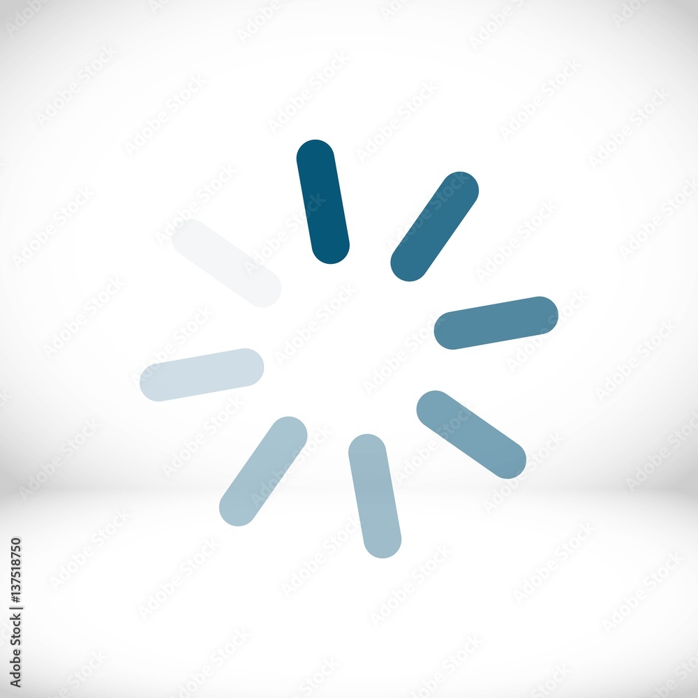 loading icon stock vector illustration flat design loading icon stock vector illustration flat design