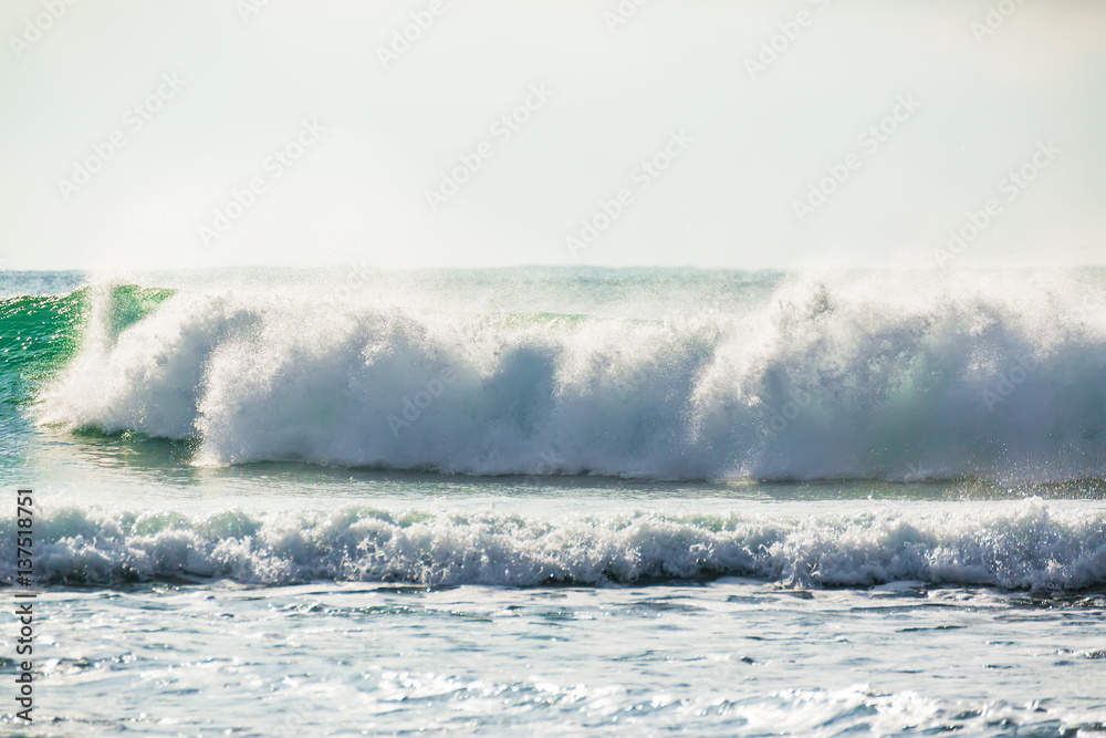 Wave in ocean, crashing wave