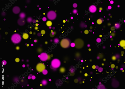 abstract colored light spots background blur