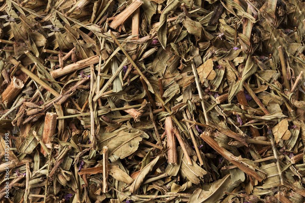 dried Blooming sally tea background dried Blooming sally tea background