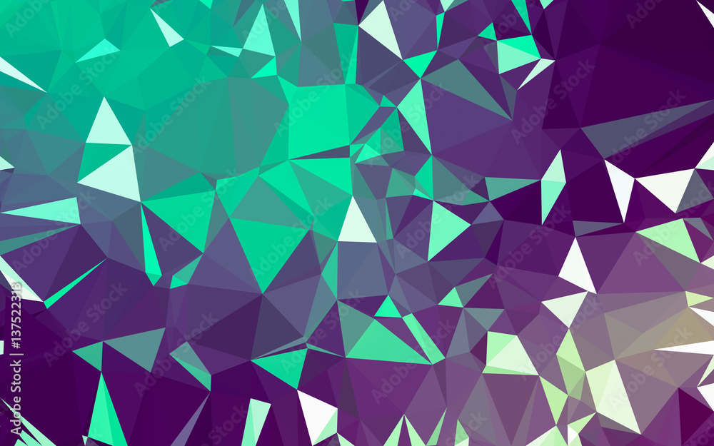Obraz premium Abstract low poly background, geometry triangle