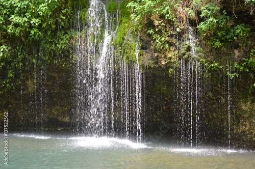 Dripping Waterfall into Pond