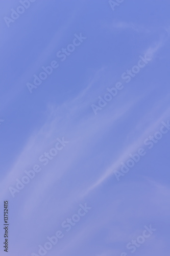 clouds in the blue sky  background