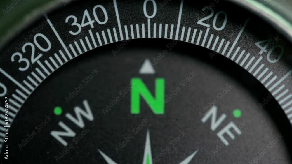 Moving the arrow of the revolving compass Moving the arrow of the revolving compass
