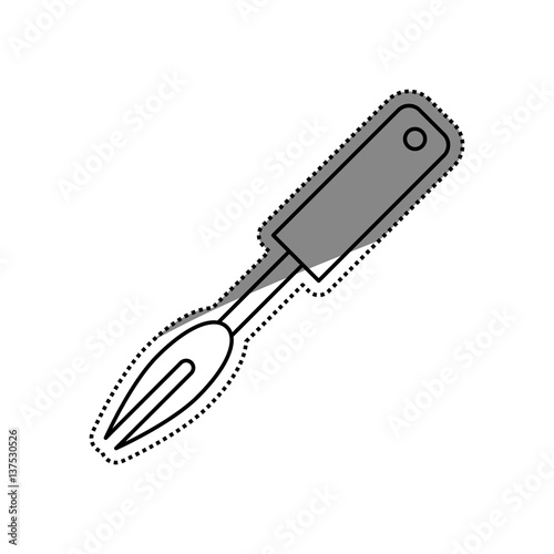 Kitchen cook utensil icon vector illustration graphic design