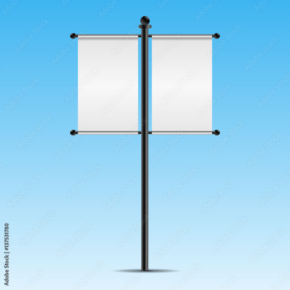 Empty Two Mock up bilboard vector illustration eps 10 Empty Two Mock up bilboard vector illustration eps 10