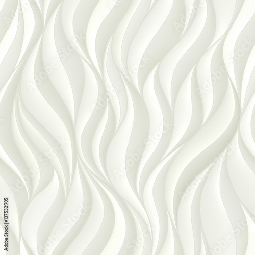 Tapety Wzór z białymi falami wolumetrycznymi. Abstrakcyjne tło.