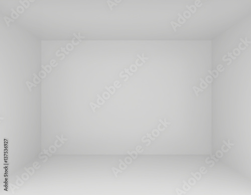 Fototapeta Naklejka Na Ścianę i Meble -  Empty room interior white background. 3d rendering.