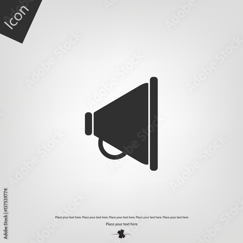 Megaphone vector icon