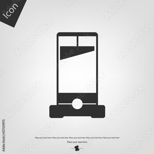 Guillotine vector icon