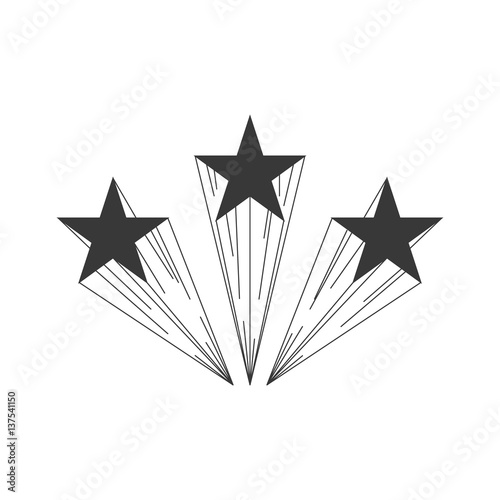 Shooting Star Logo Template