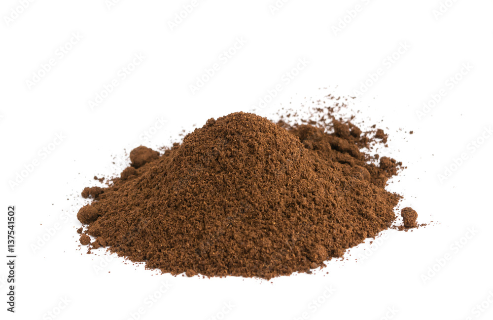 Medium Roast Fine Grinding Coffee Isolated Medium Roast Fine Grinding Coffee Isolated